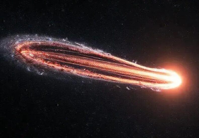 Astronomers Capture Rare Multi-Tailed Comet 3I/ATLAS Dancing by Galaxy