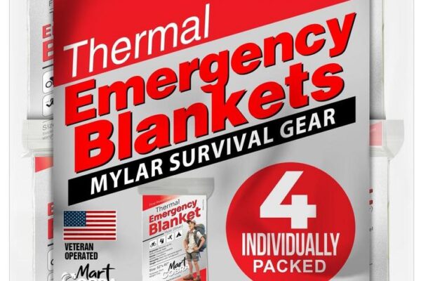 Emergency Blanket 4-Pack: Essential Survival Gear for 2025