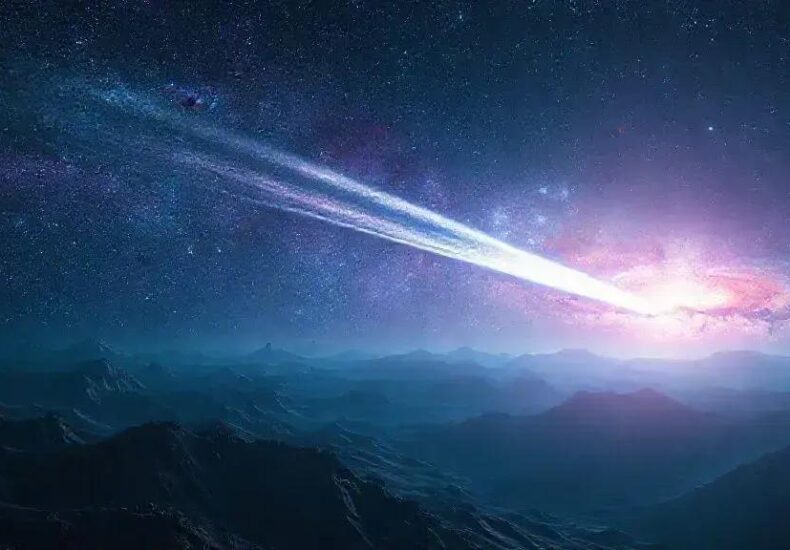 Rare multi-tailed comet 3I/ATLAS captured alongside galaxy: A cosmic marvel