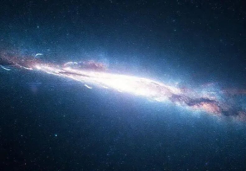 Rare Multi-Tailed Comet 3I/ATLAS Captured Beside Galaxy: A Cosmic Wonder