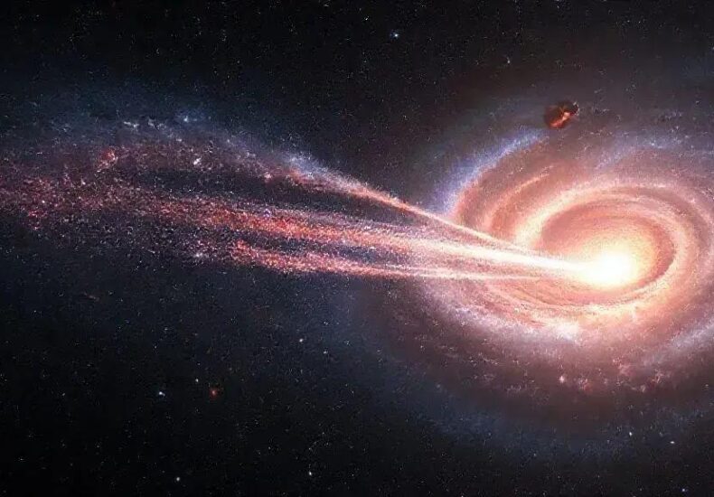 Rare Multi-Tailed Comet 3I/ATLAS Captured Near Galaxy: A Cosmic Marvel