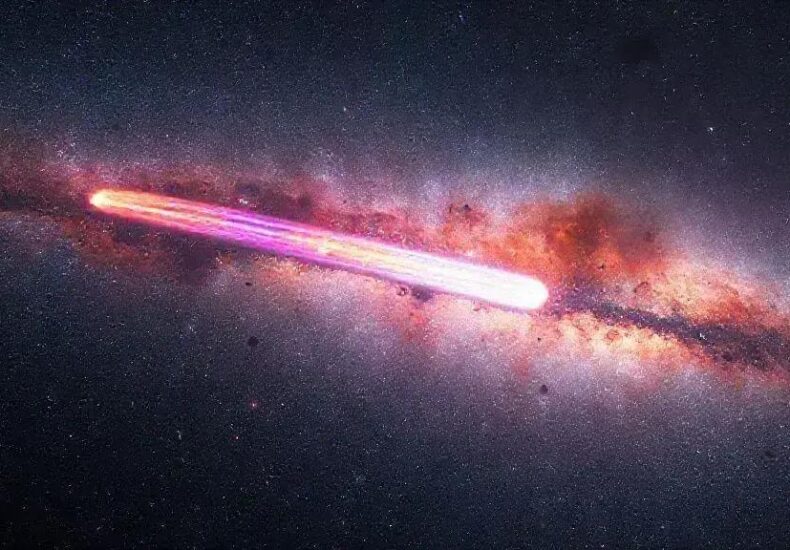 Rare Multi-Tailed Comet 3I/ATLAS Captured Next to Distant Galaxy