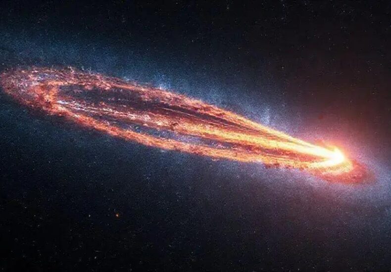 Rare Multi-Tailed Interstellar Comet 3I/ATLAS Observed Near Galaxy: A Celestial Marvel